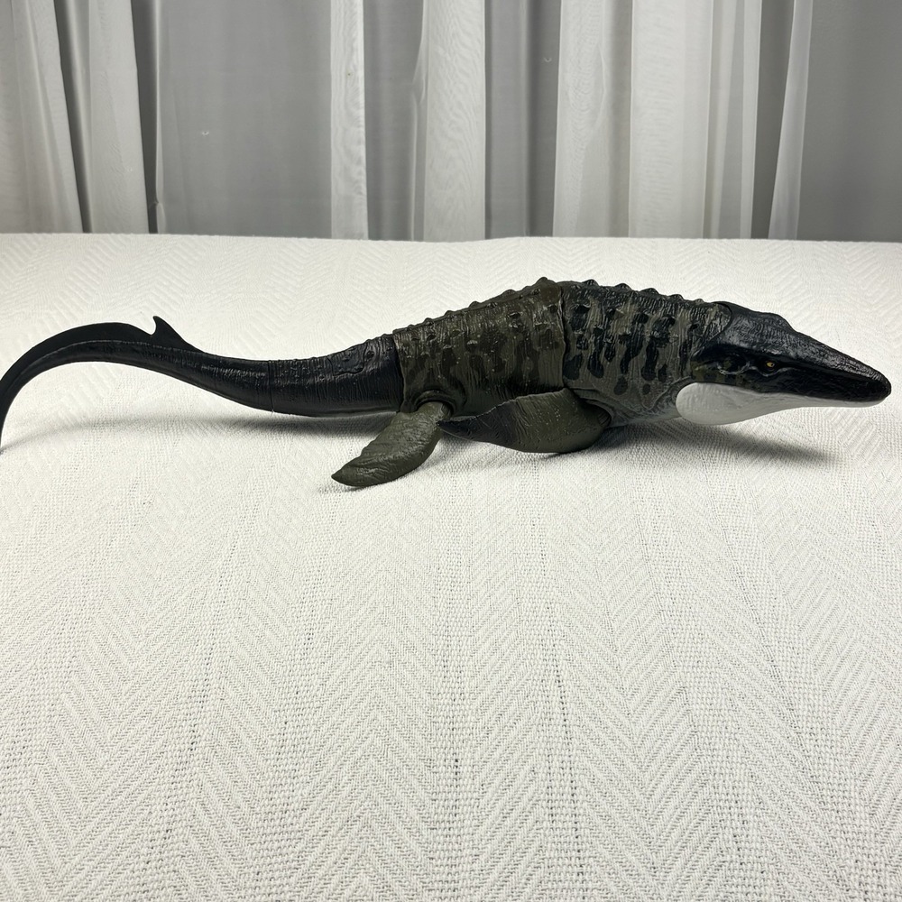 Mattel Jurassic World Rebirth Bite 'N Blast Mosasaurus Dinosaur Action Figure! - Picture 5 of 11